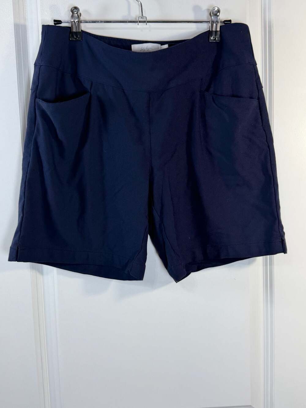Lady Hagen Navy Blue Pull-On Golf Athletic Shorts Size Medium